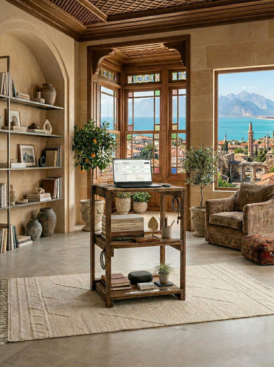 The Rise - Masif Ahşap Standing Desk | Kyro Studio